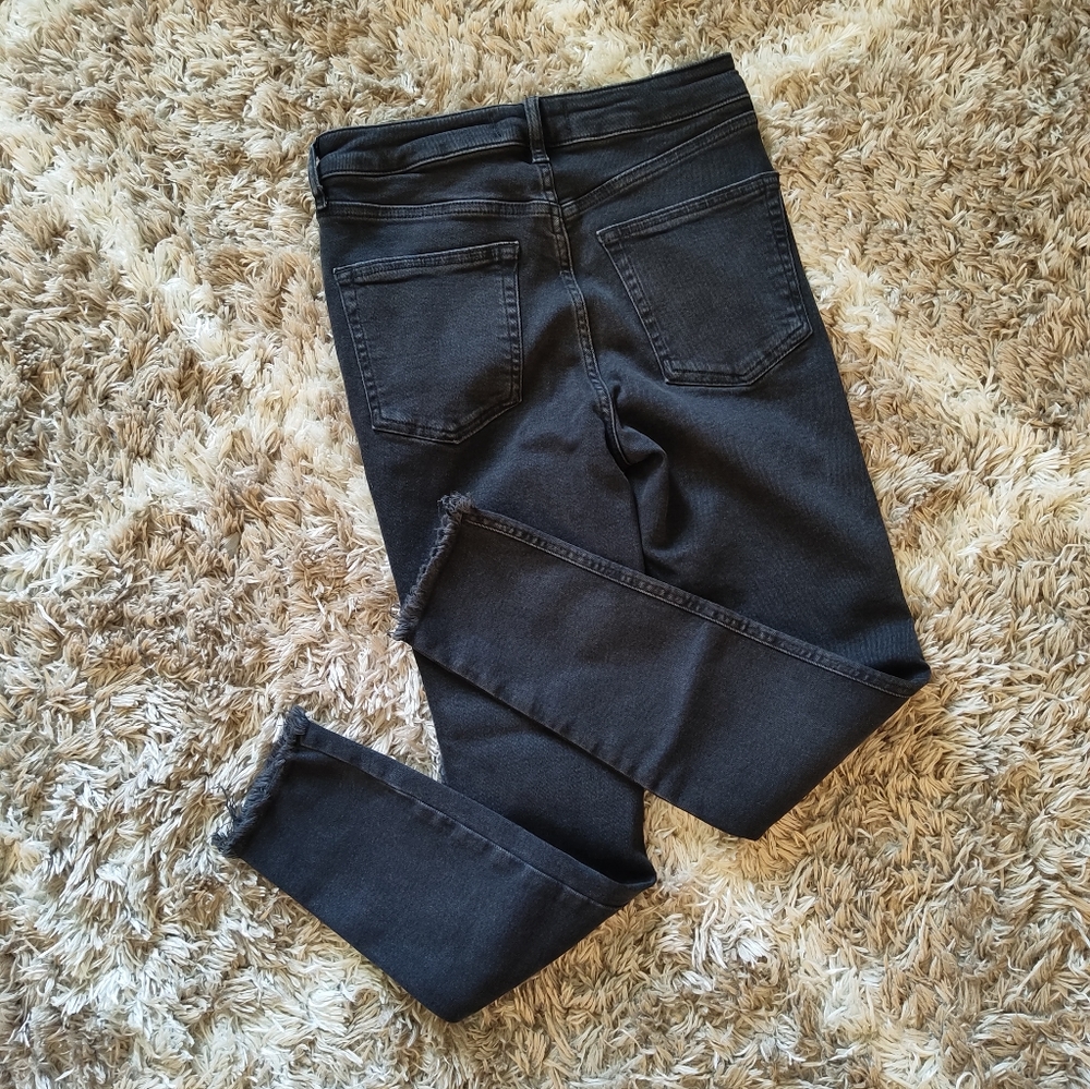 NWT We the Free Free People Frayed Hem Jegging Black - Picture 3 of 6